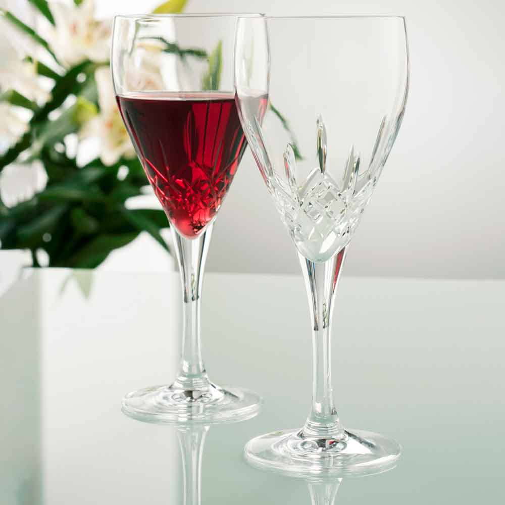Product image for Galway Crystal Longford Red Wine Glass Pair