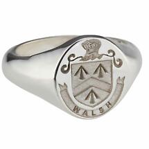 Alternate image for Irish Rings - Sterling Silver Personalized Full Coat of Arms Ring