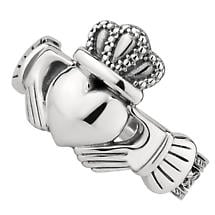 SALE | Mens Irish Jewelry | Sterling Silver Celtic Claddagh Ring Product Image