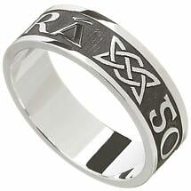 Irish Ring - Men's Gra Go Deo 'Love Forever' Irish Wedding Ring Product Image